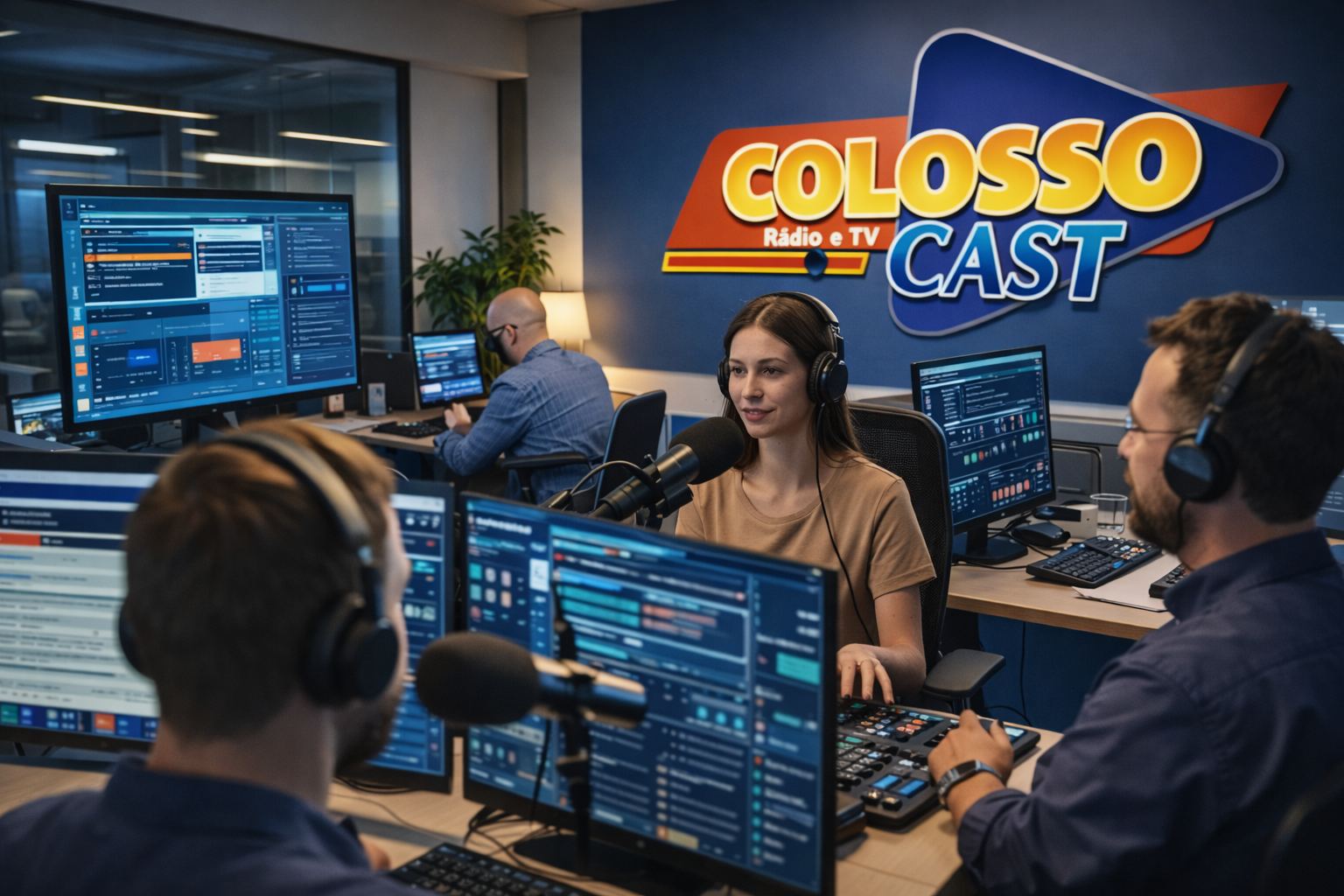 Equipe e estrutura Colosso Cast